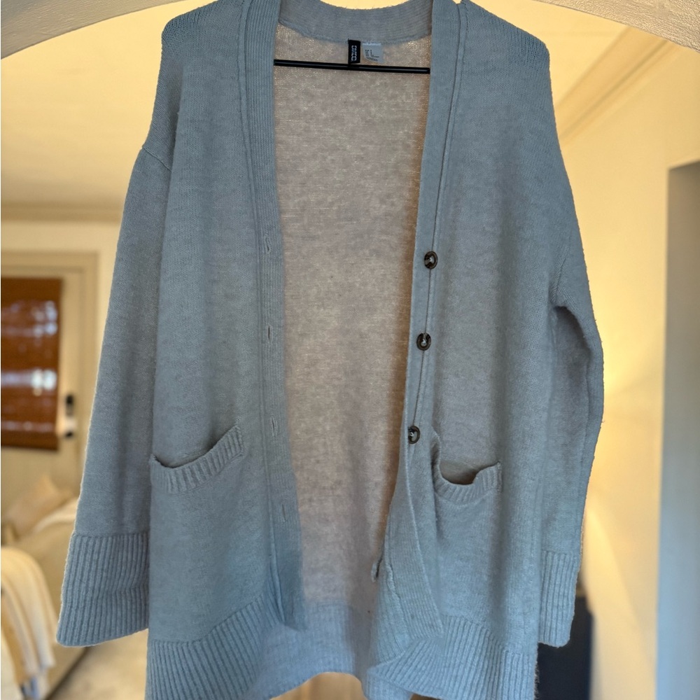 Women's Cream Cardigan Sweater